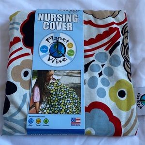 Nursing Cover with Ridged Neckline Art Deco